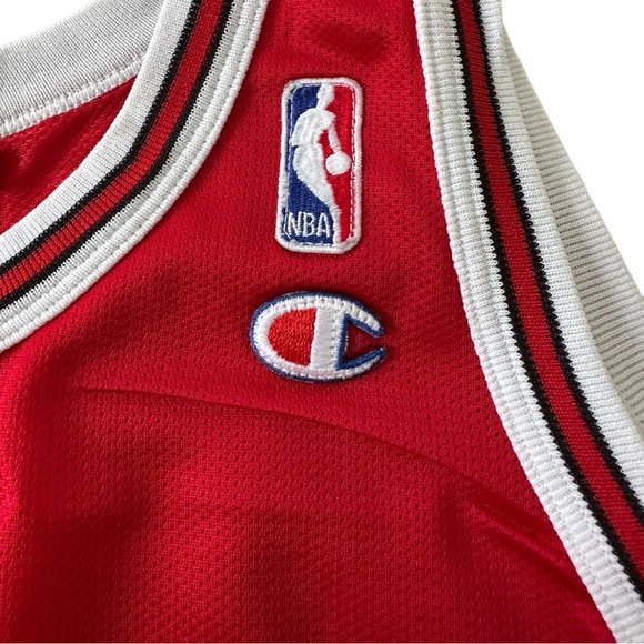Vintage Champion Chicago Bulls Michael Jordan #23 Basketball Jersey Size 48 (L) - Picture 5 of 7